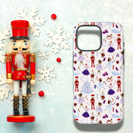かわいい白くるみ割り人形クリスマスパターン iPhone 16 PRO MAXケース