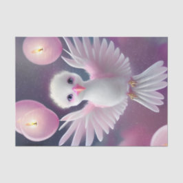 かわいい白とピンクのベビーバード誕生日 薄葉紙