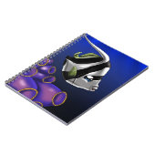 かわいい白と黒の魚 ノートブック (左側)