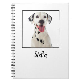 かわいい白カスタムい犬の写真 ノートブック
