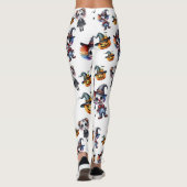 かわいい白ハロウィーン レギンス (裏面)