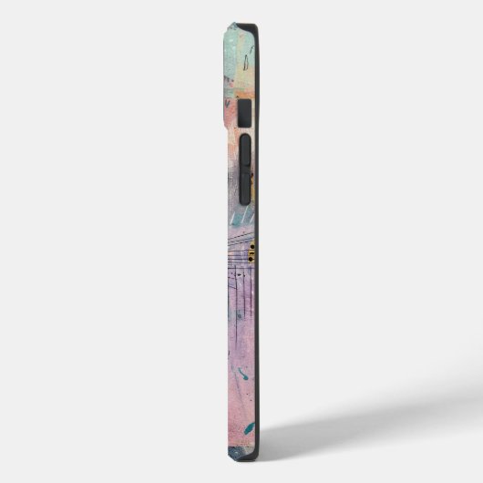 かわいい白パーソナライズされた猫 Case-Mate iPhoneケース (裏面 / 左)