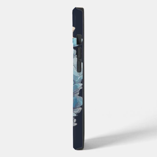 かわいい白フローラ猫 Case-Mate iPhoneケース (裏面 / 左)