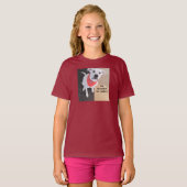 かわいい白ラブラドールミックス犬感謝祭Tシャツ Tシャツ (正面フル)