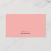 かわいい白歯小児歯科医 予約カード (裏面)