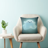 かわいい白熱［赤熱］光を放つ幽霊 – キュイ不気味アート クッション (椅子)