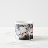 かわいい白犬と友達最高ののパパ エスプレッソカップ (正面)