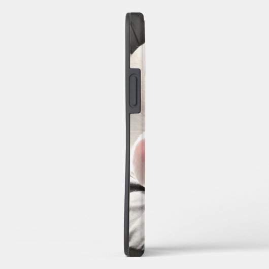 かわいい白犬のぶら下がったパパ姿の写真 Case-Mate iPhoneケース (裏面 / 右)