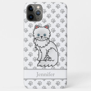 かわいい白猫のキャラクター iPhone 11 PRO MAXケース