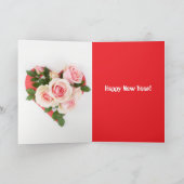 かわいい白猫カレンダー2025年 個人用 カード (内部)