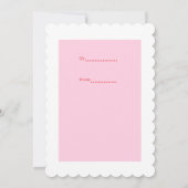 かわいい白猫ヴィンテージバレンタイン シーズンカード (裏面)