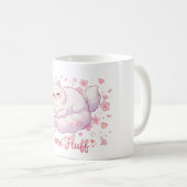 かわいい白猫 コーヒーマグカップ (正面右)