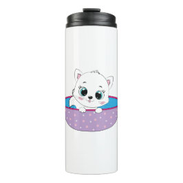 かわいい白猫 タンブラー