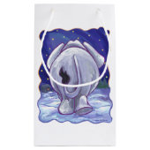 かわいい白象の贈り物 スモールペーパーバッグ (裏面)