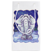 かわいい白象の贈り物 スモールペーパーバッグ (正面)