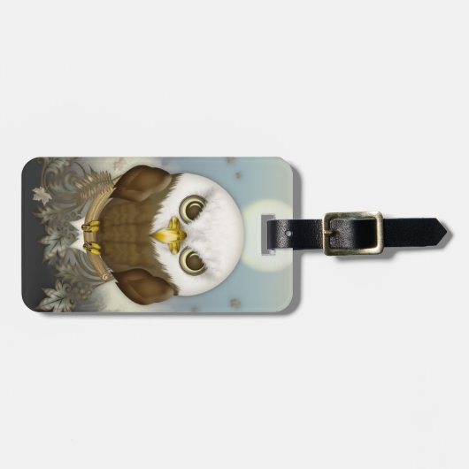 かわいい白頭鷲 ラゲッジタグ (正面横)