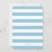 かわいい白鯨のカップルが本挿入カードを持ってくる 招待状 (裏面)