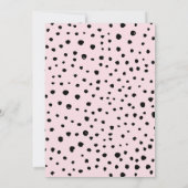 かわいい白鳥の誕生日のパーティの招待状 招待状 (裏面)