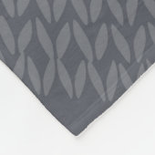 かわいい白鳥&ケーブルニットパターンブランケット フリースブランケット (角)