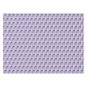 かわいい白黒のキティ猫ハロー テーブルクロス (正面(横))