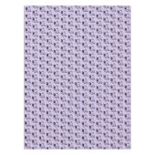 かわいい白黒のキティ猫ハロー テーブルクロス (正面)