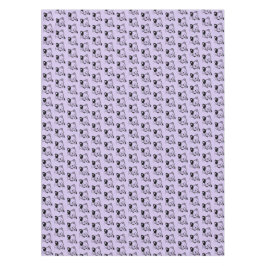 かわいい白黒のキティ猫ハロー テーブルクロス