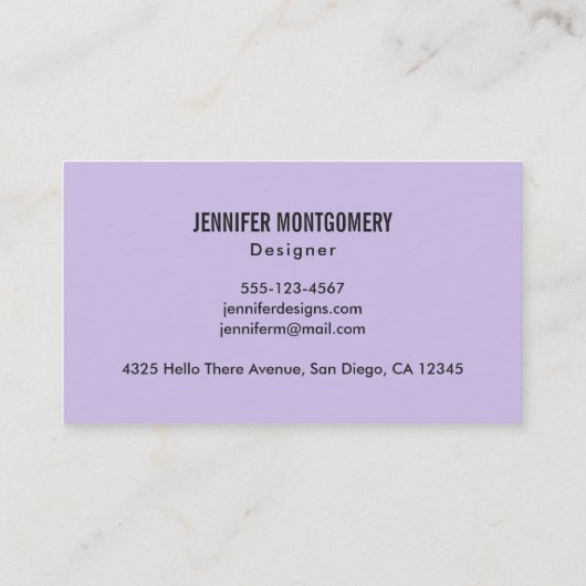 かわいい白黒のキティ猫ハロー 名刺 (裏面)