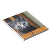 かわいい白黒の子猫 ノートパッド (アングル)