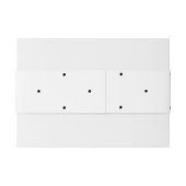 かわいい白黒の小さな水玉模様のパタエレガントーン 招待状ベリーバンド (裏面例)