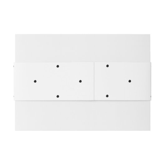 かわいい白黒の小さな水玉模様のパタエレガントーン 招待状ベリーバンド (裏面例)