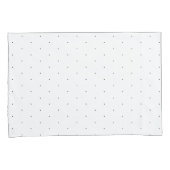 かわいい白黒の小さな水玉模様のパタエレガントーン 枕カバー (正面右)