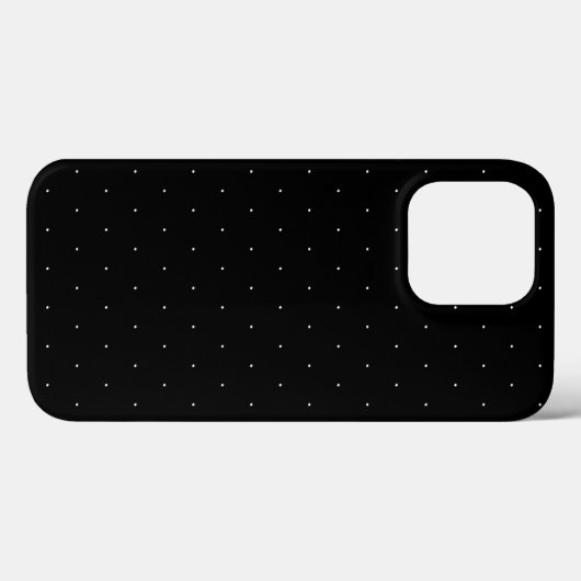 かわいい白黒の小さな水玉模様のパタエレガントーン Case-Mate iPhoneケース (裏面 (横))