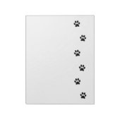 かわいい白黒の手足と生楽しむ活 ノートパッド (回転)