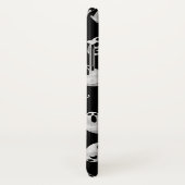 かわいい白黒の水色の幽霊たちハロウィーン Case-Mate iPhoneケース (裏面/右)