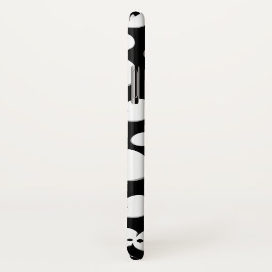 かわいい白黒の目のパタ不気味ーン（ハロウィン） Case-Mate iPhoneケース (裏面/右)