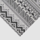 かわいい白黒アステカ柄デザイン 薄葉紙 (詳細)