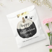 かわいい白黒カボチャハッピーハローウィン2022 フェイバーバッグ (封をした状態)