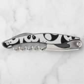 かわいい白黒パンダパターン ソムリエナイフ (裏面)