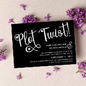 かわいい白黒プロットのツイスト結婚延期 セーブザデート