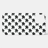 かわいい白黒猫の柄 Case-Mate iPhoneケース (裏面 (横))