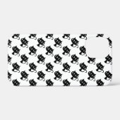 かわいい白黒猫の柄 Case-Mate iPhoneケース (裏面 (横))