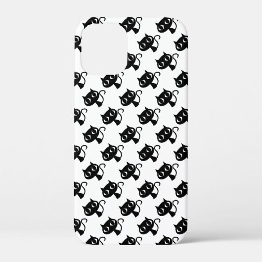 かわいい白黒猫の柄 Case-Mate iPhoneケース (裏面)