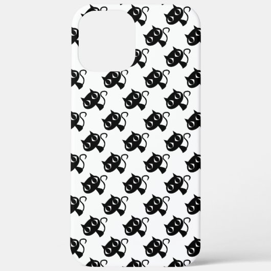 かわいい白黒猫の柄 Case-Mate iPhoneケース (裏面)