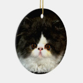 かわいい白黒猫 セラミックオーナメント (右)