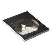 かわいい白黒猫 ノートパッド (アングル)