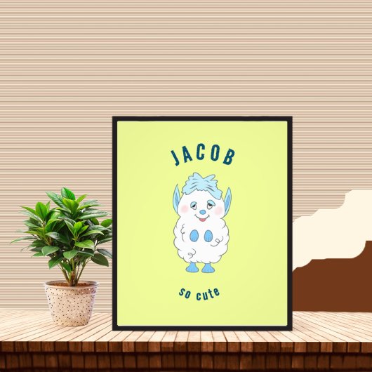 かわいい白 フォトプリント           