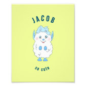 かわいい白 フォトプリント            (正面)