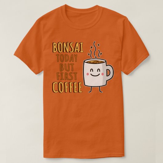 かわいい盆栽 Tシャツ (デザイン正面)