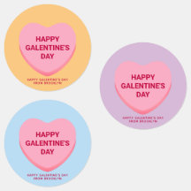 かわいい盛り合わせ会話ハートガレンティンの日