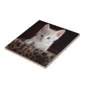 かわいい目の子猫 タイル (側面)